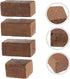 4pcs Mobestech Red Wine Brewing Wood Chips Cubes for Home Winemaking Flavor and Random Shape for Wine and Whiskey Aging
