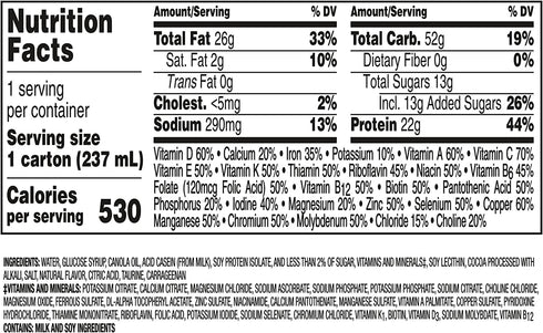 Pack, 12 Count 4 4 4 530 8 oz Pack) BOOST Very High Calorie Nutritional Drink Variety Vanilla, Chocolate, Strawberry
