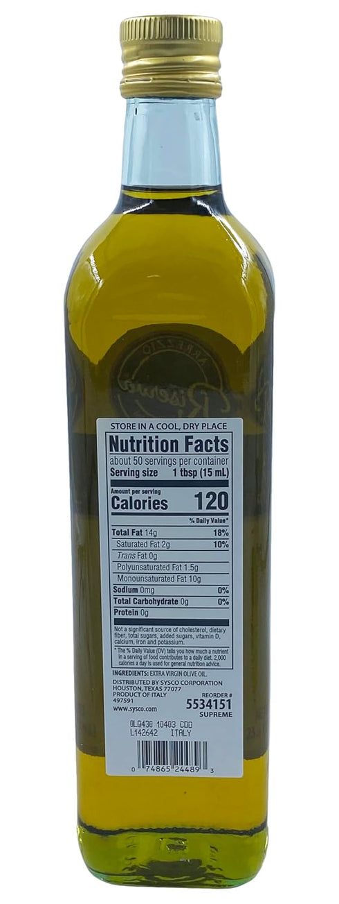 Arrezzio 25.4 oz. Riserva Extra Virgin Olive Oil | Cold Extracted | Fruttato | Kosher | fl