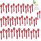 LJIF BCL Candy Cane Peppermint Spoons - Edible Spoons - Hot Chocolate and
