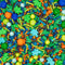 Dinosaur Sprinkles for Cupcake Decorating, Fancy Edible Dino Cake Toppings in Brown Jimmies, Blue Nonpareils