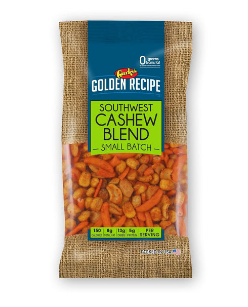 Gurley's Golden Recipe Southwest Cashew Mix, Bold Flavors, Nutty Crunch, 4.75 oz Bag
