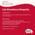 1.75 (59.2 Oz), Pack 3 Master of Mixes Strawberry Daiquiri/Margarita Lite Drink Mix, Ready To Use, Liter Bottle Fl