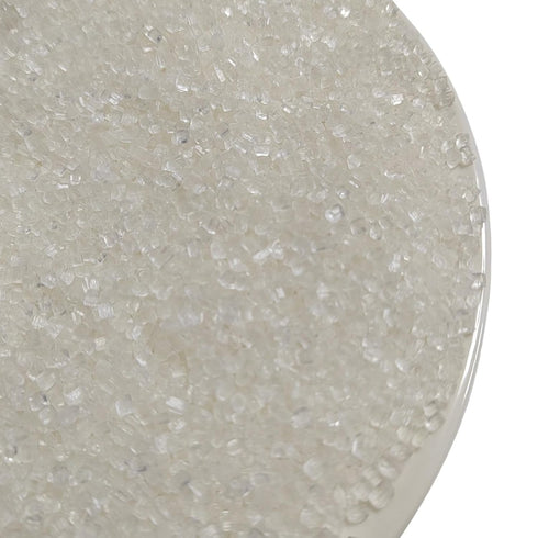 White Sugar Sprinkles, Edible Crystal Rock Sugar for Baking, Cupcakes Topper, Cookies