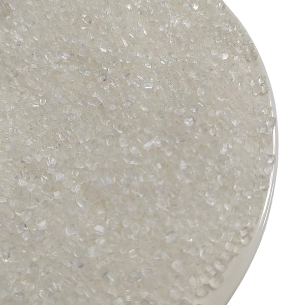 White Sugar Sprinkles, Edible Crystal Rock Sugar for Baking, Cupcakes Topper, Cookies