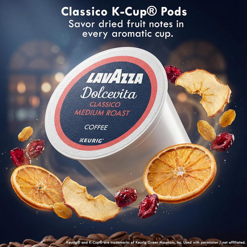 40 Count (20 20 Lavazza K-Cup Coffee Pods Variety Bundle for Keurig Brewers Light & Medium Roast, Single-Serve K-Cup
