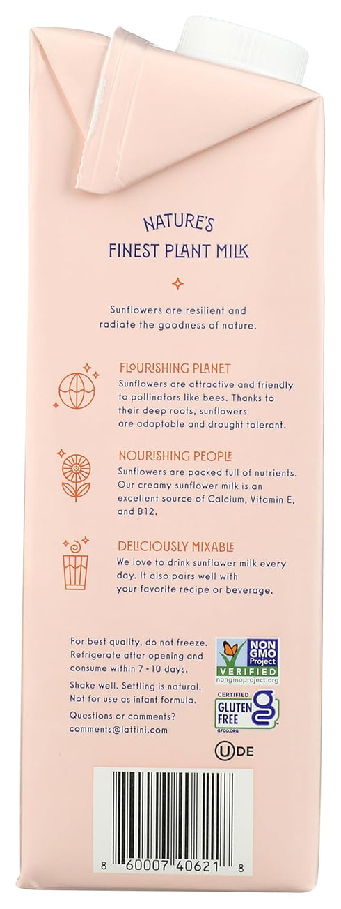 Unsweetened Sunflower Milk - Pure & Natural