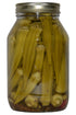 Bluebonnet Creek Farms Country 32 Oz Texas Hill Hot Garlic Dill Okra