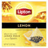 Lipton Black Tea Lemon, Pyramid Tea Bags, Flavored Teabags for a Refreshing