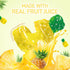 4D Gummy 8.47 oz 3D ~10 Packs, AMOS Fruit Candy, Pineapple Burst, Box - Realistic Shapes with Soft Juice-Filled Center
