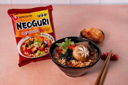 Noodle,4.2 Ounce,(Pack 20) Nongshim Neoguri Spicy Seafood with Udon-Style