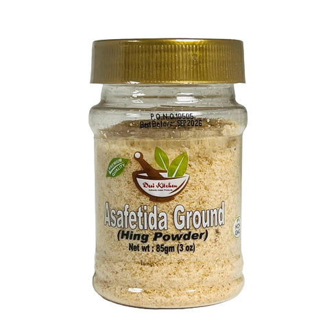 Desi Kitchen Spices All Natural, Salt Free Vegan NON GMO Asafetida (Hing) Ground 3oz