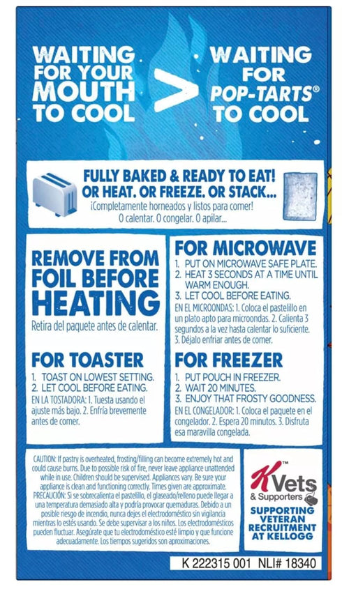 20.3 Oz (Pack 12) Pop-Tarts Breakfast Toaster Pastries, Frosted Pumpkin Pie Flavored, Limited Edition