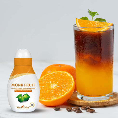 Monk Fruit Liquid Sweetener, 100% Monk Fruit Extract with Erythritol, 0.9 FL OZ (26.5 mL), 2 Pack