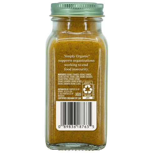 3 Oz Simply Organic Curry Powder