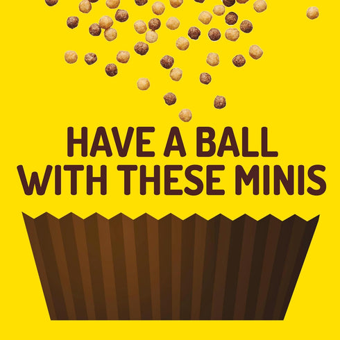 11.7 OZ Reese's Puffs Minis Breakfast Cereal, Chocolate Peanut Butter Cereal