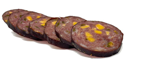 1959 Summer 12 oz Summer (Pack 2) PEARSON RANCH SINCE Elk Sausage with Jalapeno Cheese Stick of Game Meat Sausage