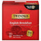 Twinings English Breakfast Black Tea Individually Wrapped Bags, 100 Count (Pack of
