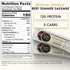 Summer 6 Oz (Pack 2) Schaller & Weber Hickory Smoked Beef Sausage, of | Ready to Eat German Smoked Sausage Meat Snack