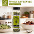 2oz (57g), Soeos Bay Leaves, Whole Dried Bay Leaf, Non-GMO Verified, Laurel Herbs for Cooking, Soups, Stews, Sauces