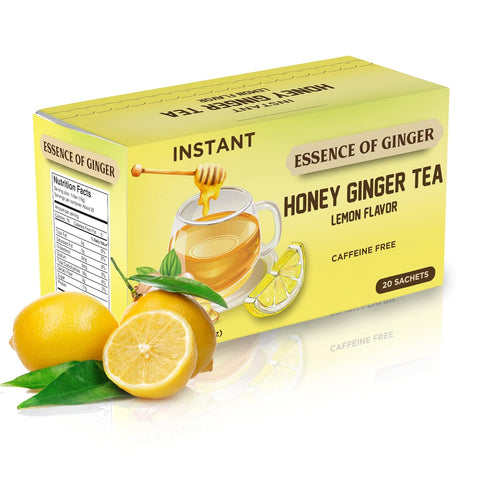 Elephant Park Natural Honey Lemon Ginger Herbal Tea 20 Sachet Packets Instant Beverage 18