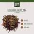 200, 1 lb Hibiscus Mint Tea, by Herb Co, Loose Leaf Three-Ingredient Blend, Caffeine Free, Approximately