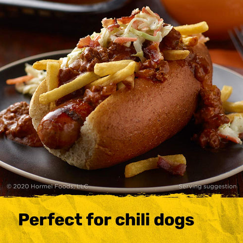 15 Hormel Coney Island Chili, No Bean with Mustard and Onions, Perfect for Chili Dogs, Ounce