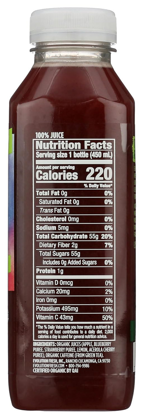 15.2 Oz Evolution Fresh, Juice Super Berry Energizer Organic, Fl