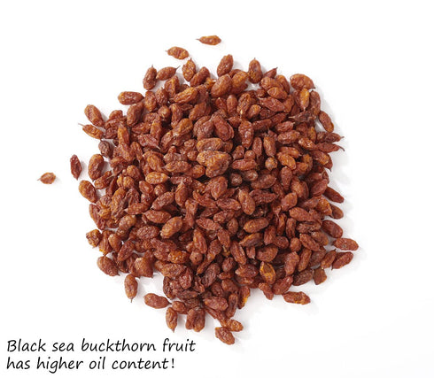 8 Oz/227g.Natural Premium Dried Sea Buckthorn Berries & No Additives Sea Buckthorn Tea,,Hand Picked Whole Berry Fruit.