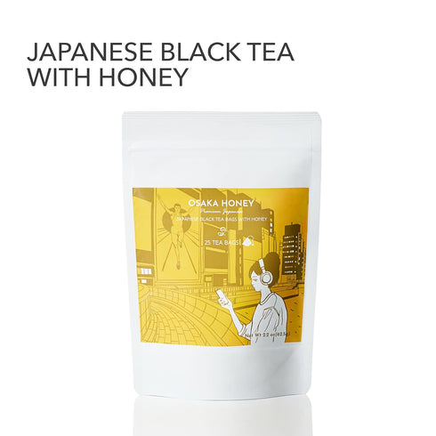 (25 Osaka Honey - Japanese Black Tea with Honey tea bags)