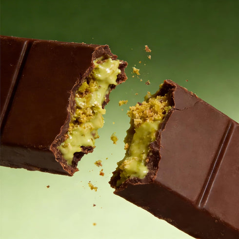 3.5oz 100g, Rah Dubai Chocolate Bar Pistachio, - Gourmet Chocolate Bar | Dubai Chocolate Bar Pistachio | Loaded