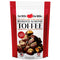brittle-brittle Roasted Almond Toffee Candy with Dark Chocolate, Handcrafted Gourmet Dessert, Individually