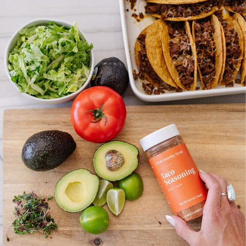 Clean Monday Meals Taco Seasoning Mix | Gluten Free, Dairy Free, Non-GMO Herb Blend for Pasta, Roasts, Sauces & Meal