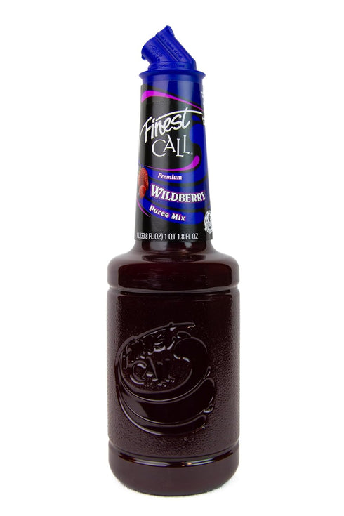 Finest Call Premium Wild Berry Puree Drink Mix, 1 Liter Bottle (33.8
