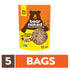 (5 Bear Naked Granola Cereal, Whole Grain Granola, Breakfast Snacks, Banana Nut Blend Bags)