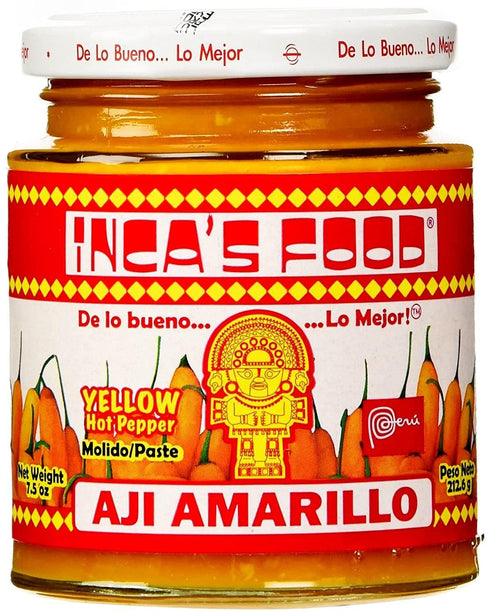 Aji Amarillo Yellow Hot Pepper Paste - Inca's Food - 7.5 oz