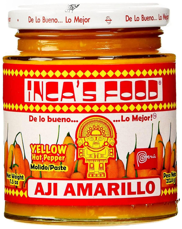 Aji Amarillo Yellow Hot Pepper Paste - Inca's Food - 7.5 oz