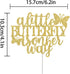 A Little Butterfly Cake Topper for Gender Reveal Baby Shower Party Decor, New Baby Welcome Decorations, Butterfly Theme