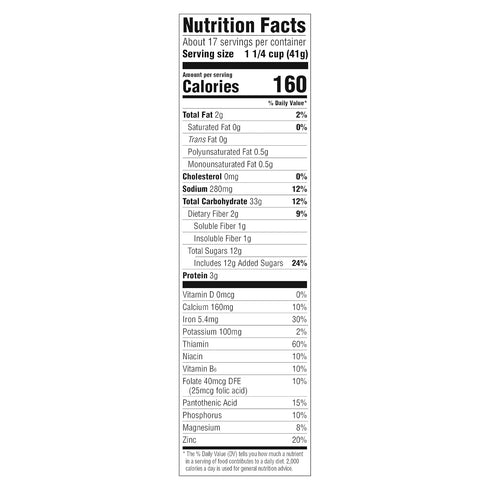 24.5 OZ (Pack 2) Malt-O-Meal Honey Nut Scooters Breakfast Cereal, Oat Cereal, bag