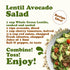 2.5 Food to Live - Whole Green Lentils, Pound Dried Raw Lentils, Sproutable, Kosher, Vegan. Rich in Dietary Fiber