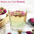MQUPIN Dried Red Rose Bud Tea, 100% Natural Culinary Food Grade Red Rosebud for Drinking (90g)