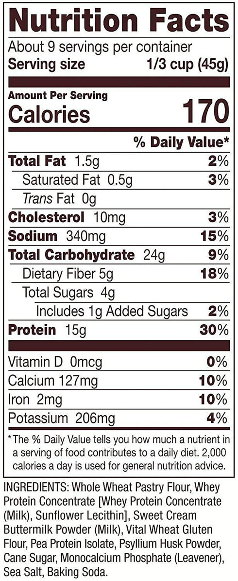 14-ounce (Pack 4) Bob's Red Mill Mill Protein Pancake and Waffle Mix