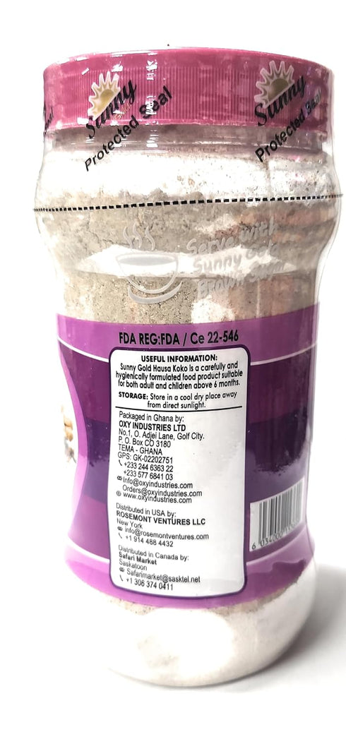 Generic 500g (1.1 lbs) Sunny Gold Hausa Koko Millet Porridge Powder