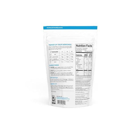 12 Oz (Pack 6) King Arthur Flour Gluten Free Protein Pancake Mix, Non-GMO Project Verified, No Sugar Added, Non-Dairy