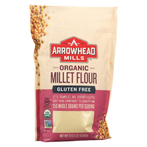Arrowhead Mills - Organic Millet Flour - Gluten Free - Case of