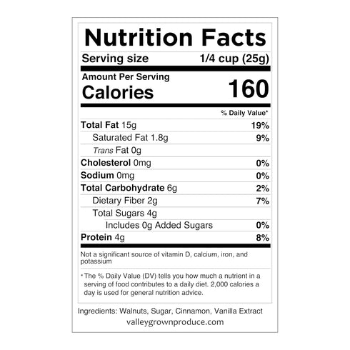 (pack 2) Cinnamon Glazed Walnuts