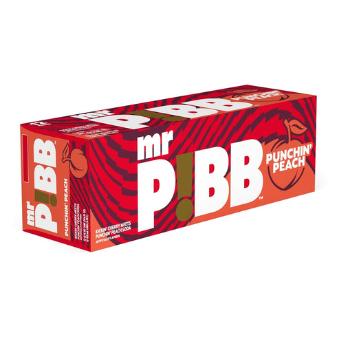 12oz 12pk Mr Pibb Punchin' Peach