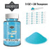 Set 6 5 oz 1 1 1 1 1 1 Bakersfield Gourmet Colored Sugar Each bottle contains - Red, Pink, Blue, Silver, Purple Green.