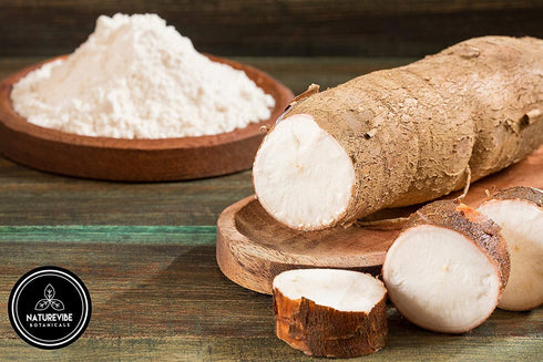 5lb 5lb Naturevibe Botanicals Cassava Flour and White Rice Flour | Flour Combo