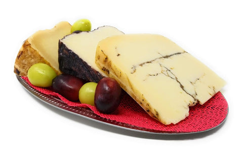Central 24 Italian Cheese Sampler - Chefs Choice - Black Truffle - Moliterno al Vino and Traditional. Ounces